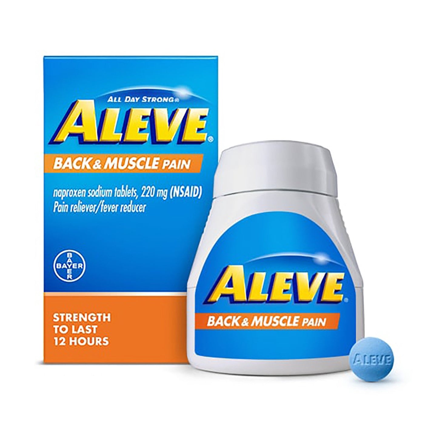 ALEVE BACK & MUSCLE PAIN 24 TABLETS 220 mg