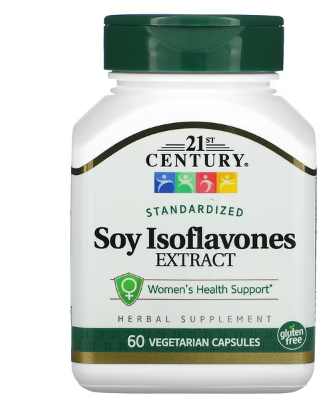 21st Century, Standardized Soy Isoflavones Extract, 60 Vegetarian Capsules