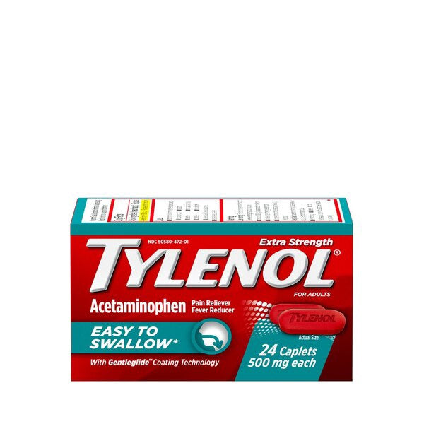 TYLENOL Extra Strength Easy To Swallow 24 Caplets