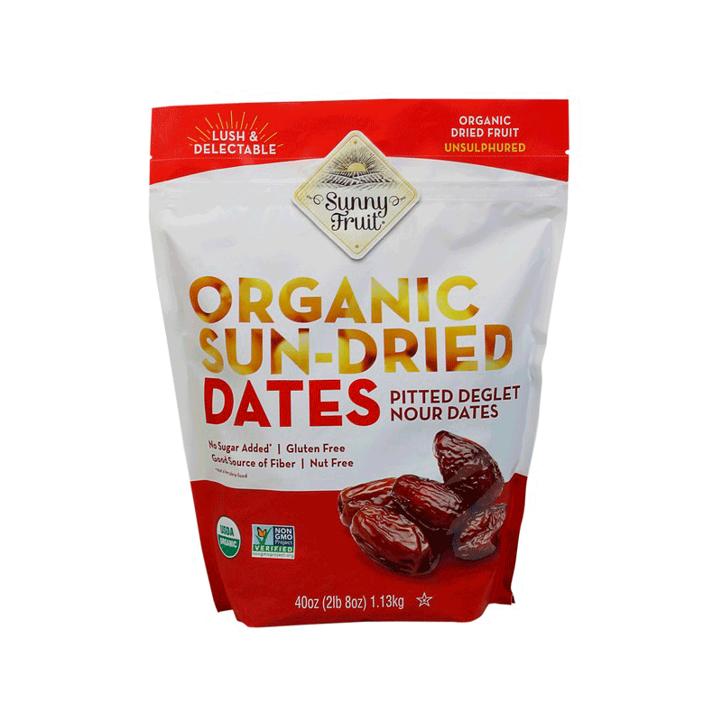 SUNNY FRUIT ORGANIC SUN-DRIED DATES 40 OZ