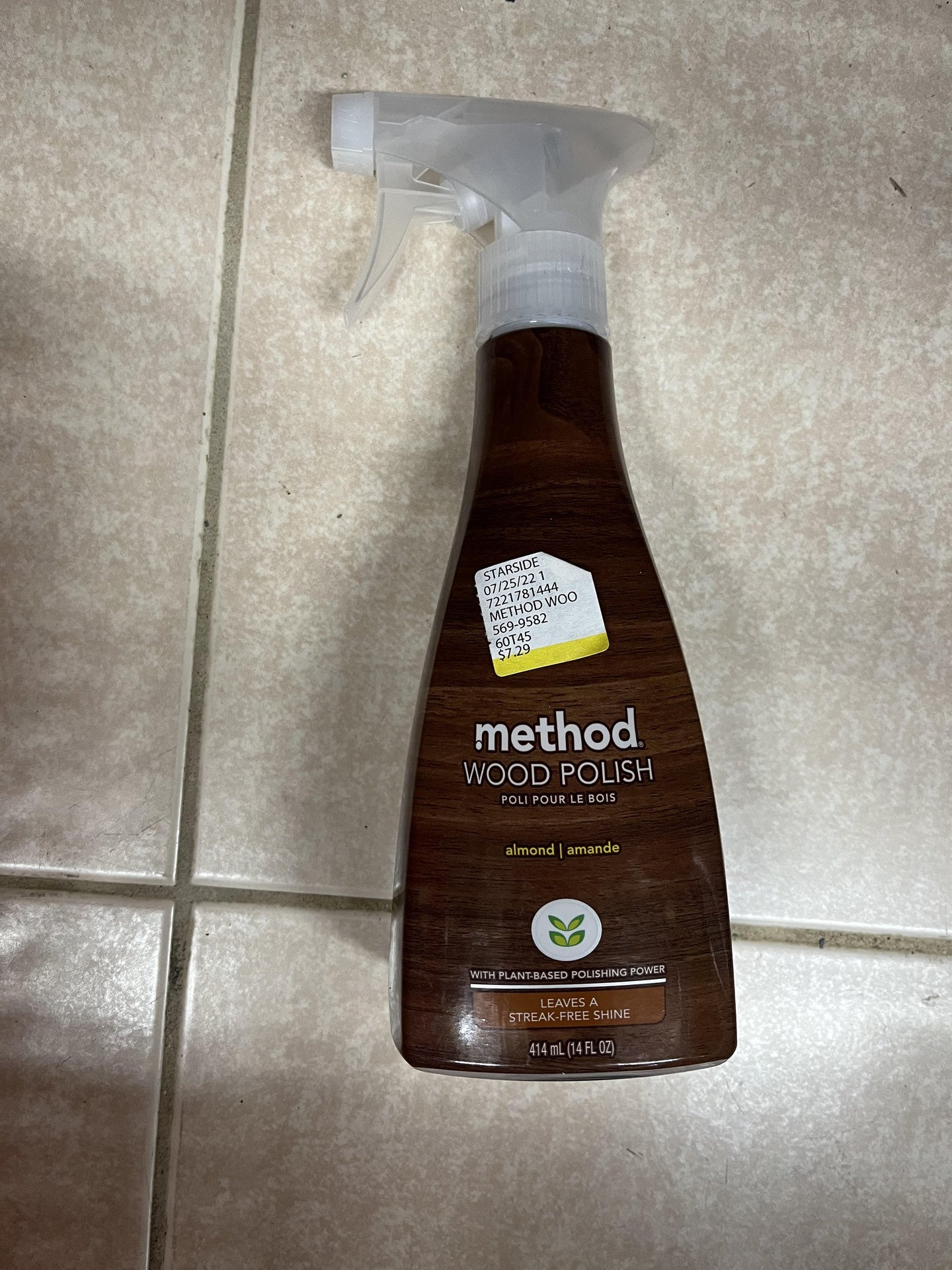 METHOD WOOD POLISH SPR ALMOND 14FL