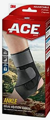 ACE DELUXE ANKLE STABILIZER ADJUSTABLE