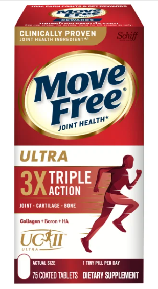 Schiff Brand Move Free Ultra Triple Action Joint Supplement (75 Tablets)