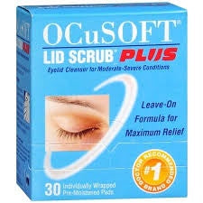 OCUSOFT LID SCRUB PLUS 30PADS