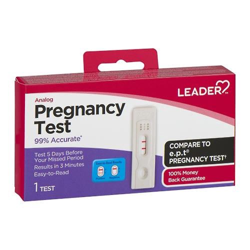 Leader Pregnancy Test, Analog,1ea