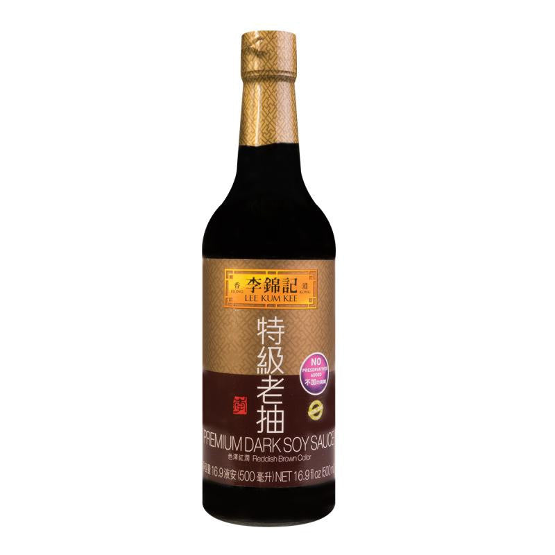 李锦记 特级老抽LEE KUM KEE PREMIUM DARK SOY SAUCE 16.9 Fl oz (500 mL)