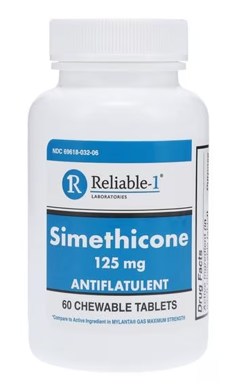 SIMETHICONE CW 125MG 60 TABLES