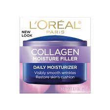 L'Oreal Paris Skin Expertise Collagen Moisture Filler Daily Moisturizer Day/Night Cream 1.7 oz