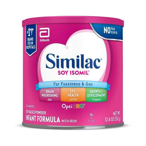 SIMILAC SOY ISOMIL INFANT 12.4OZ POWDER
