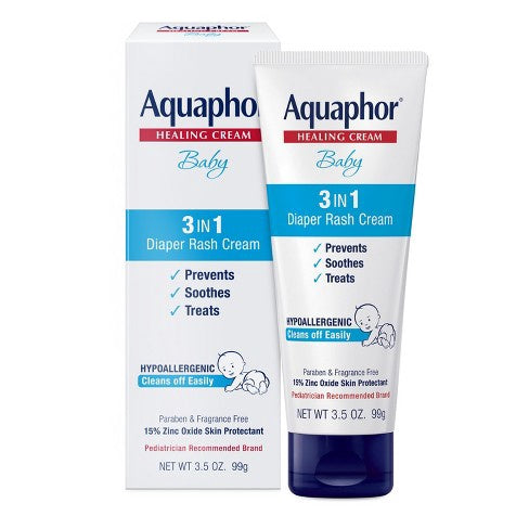 AQUAPHOR 3 IN 1 DIAPER RASH CREAM 3.5 OZ