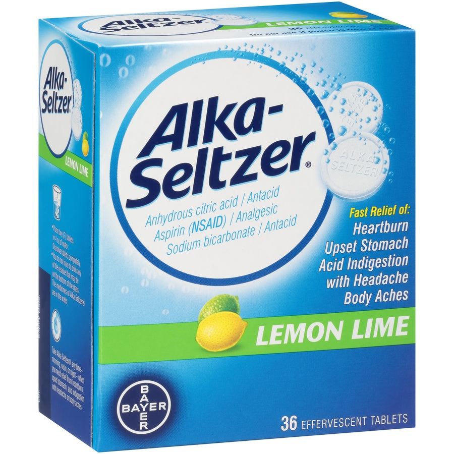 ALKA-SELTZER LEMON LIME
