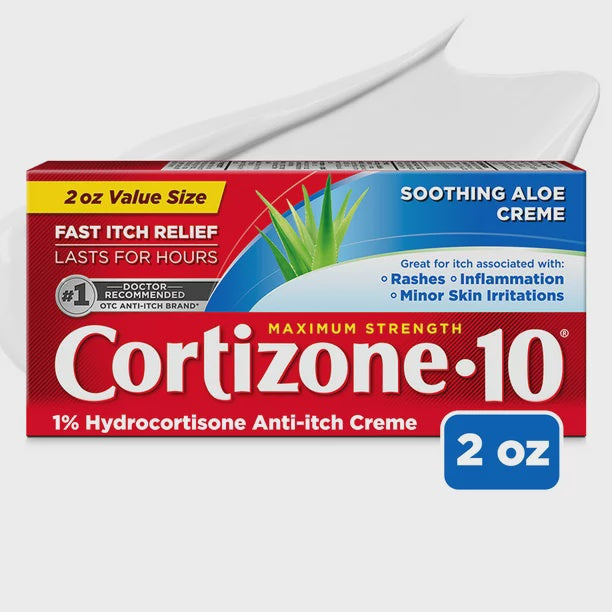 CORTIZONE-10 Maximum Strength Soothing Aloe Creme 2Oz