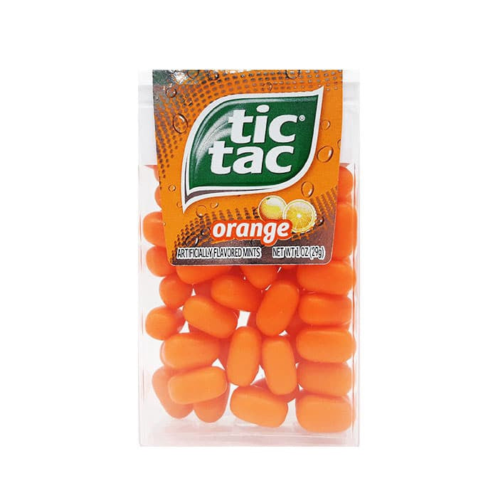 TIC TAC ORANGE MINTS 1OZ