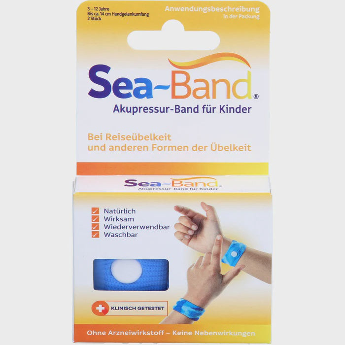 Seaband Nausea Relief Comforting Acupressure Bands for Kids - 1pair