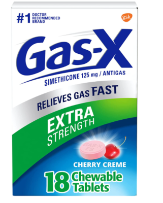 Gas-X Chewables Extra Strength Cherry Creme 18 Tablets