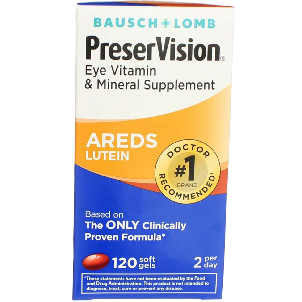 PRESERVISION AREDS WITH LUTEIN SOFTGELS 120 CT