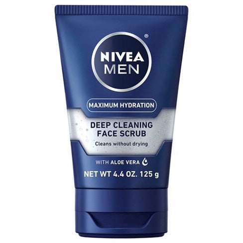 NIVEA 4 MEN DEEP CLEANING FACE SCRUB 4.4OZ