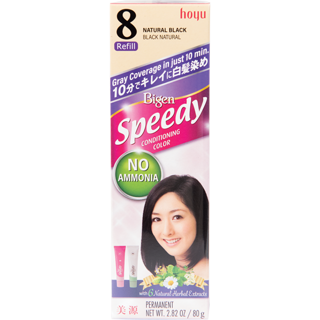 美源8號(小) Bigen Brand Speedy Conditioning Color *Refill (#8 Natural Black) 2.82 oz (80g)