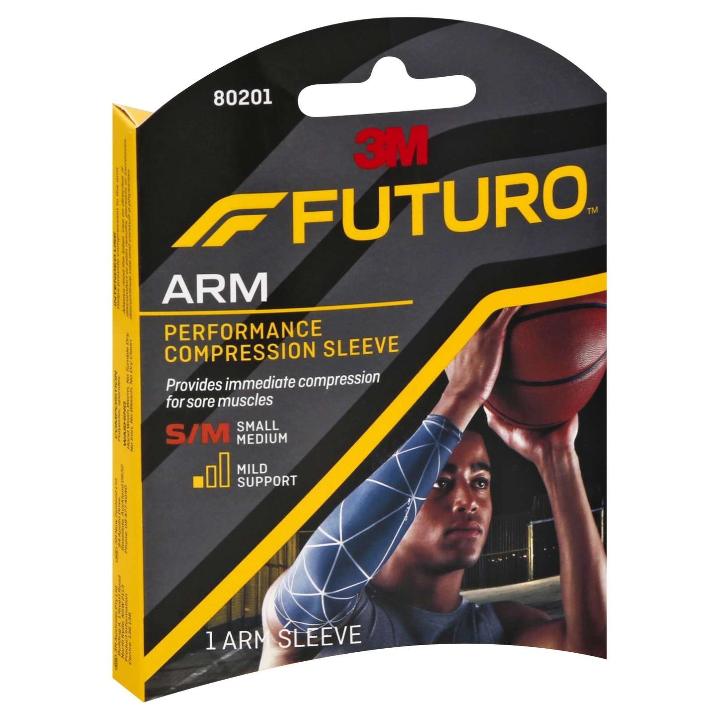 FUTURO SPORT ARM SLEEVE PERFORMACE COMPRESSION SMALL/MEDIUM 1 CT