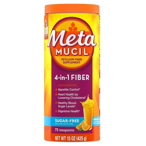 METAMUCIL PSYLLIUM FIBER SUPPLEMENT 4IN1 42TSPS