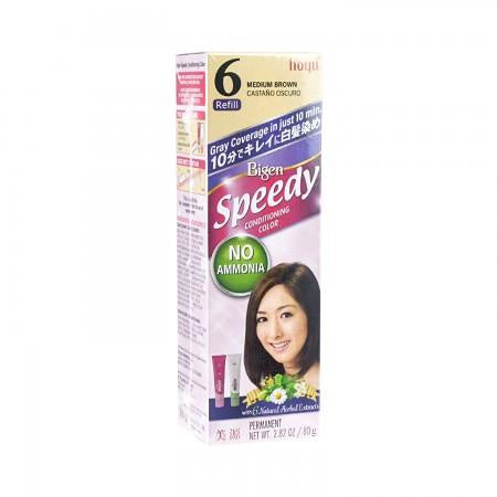 美源6號(小) Bigen Brand Speedy Conditioning Color *Refill (#6 Medium Brown) 2.82 oz (80g)
