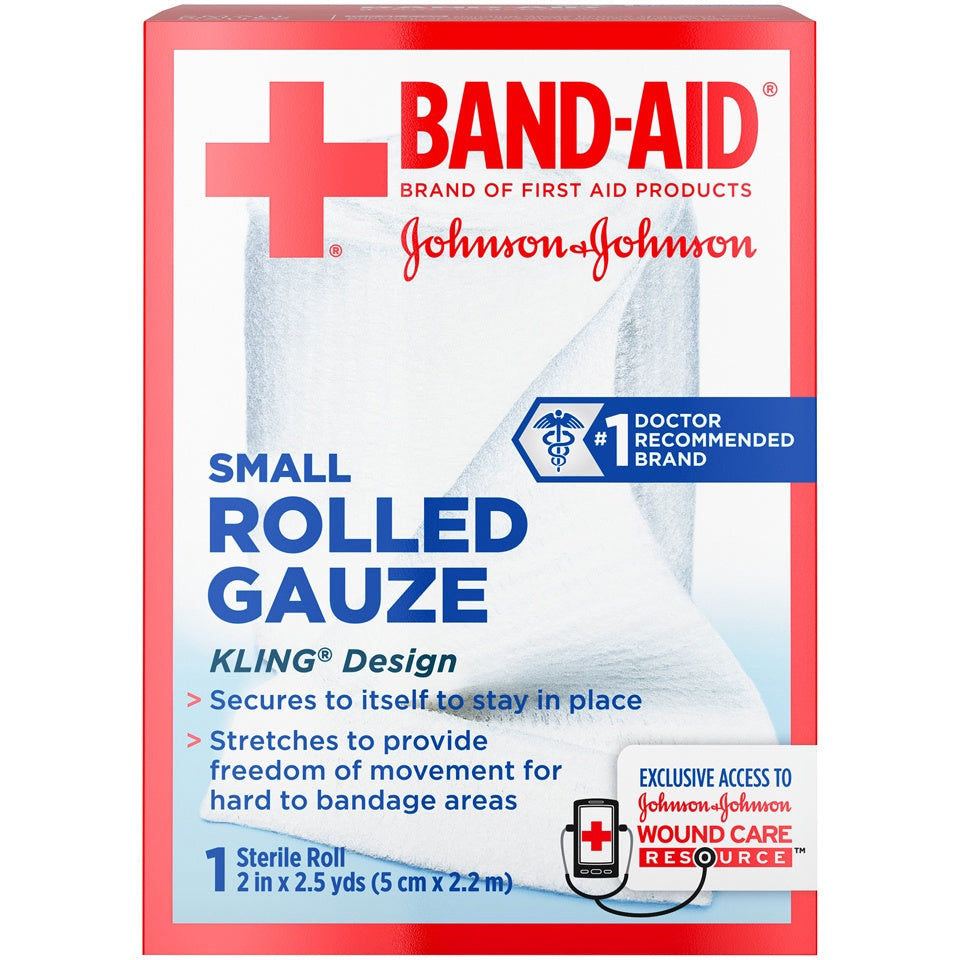 B/A ROLLED GAUZE DS 2NX2.5Y SM