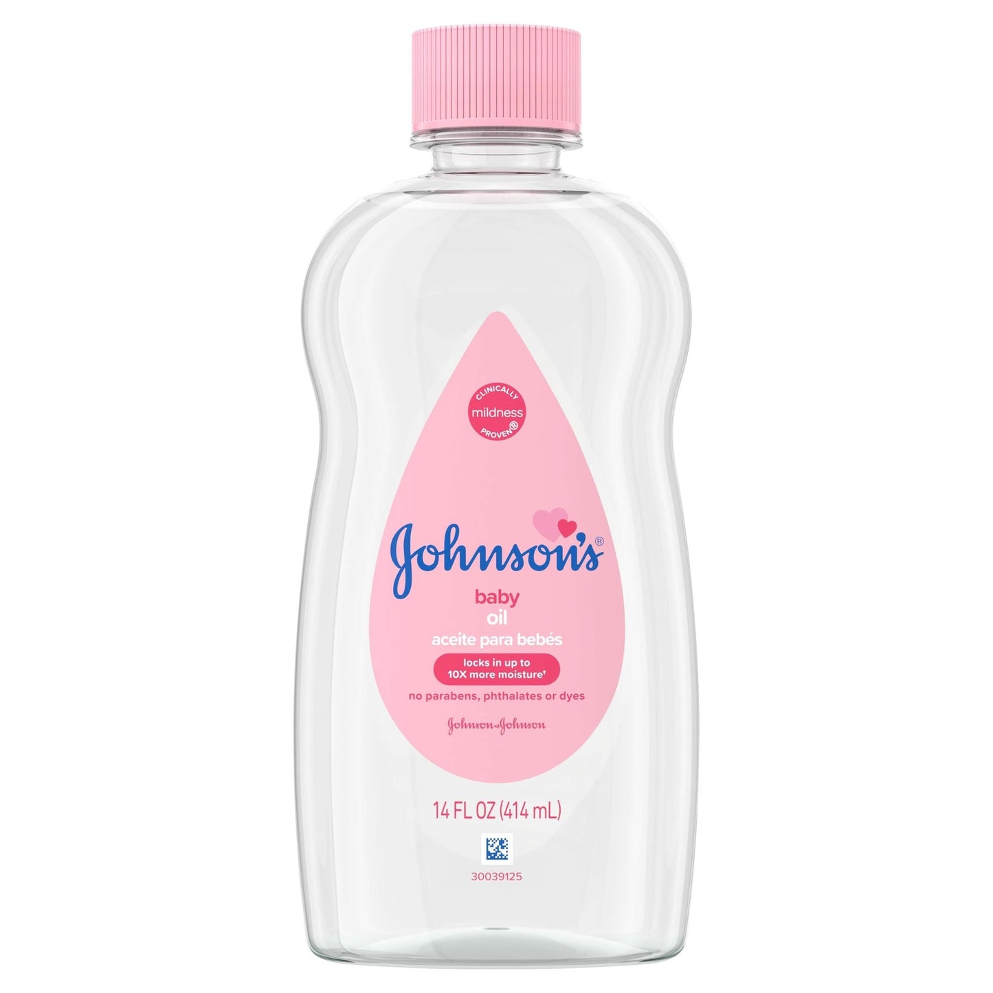 Johnson's Baby Body Pure Mineral Oil, Gentle & Soothing Massage Oil For Dry Skin - Original Scent - 14 Fl Oz