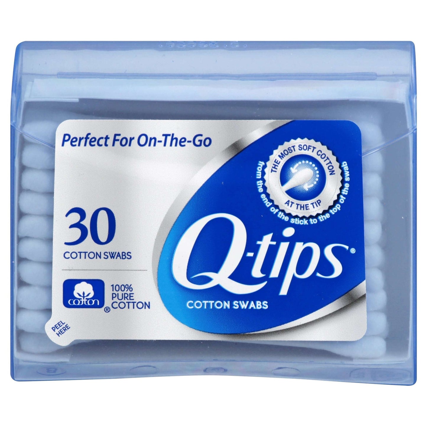 Q-Tips Cotton Swabs Purse Pack 30 ct