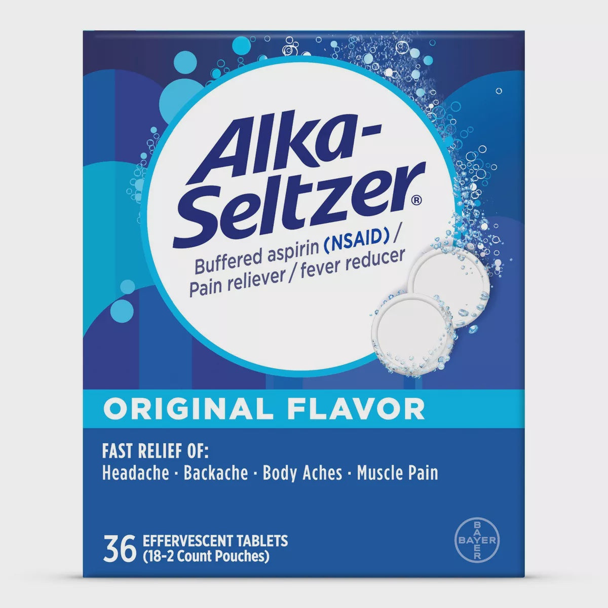Alka-Seltzer Original Effervescent Tablets - 36ct
