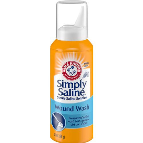 Simply Saline Wound Wash Saline, Simply Painless 0.9%, 3 oz