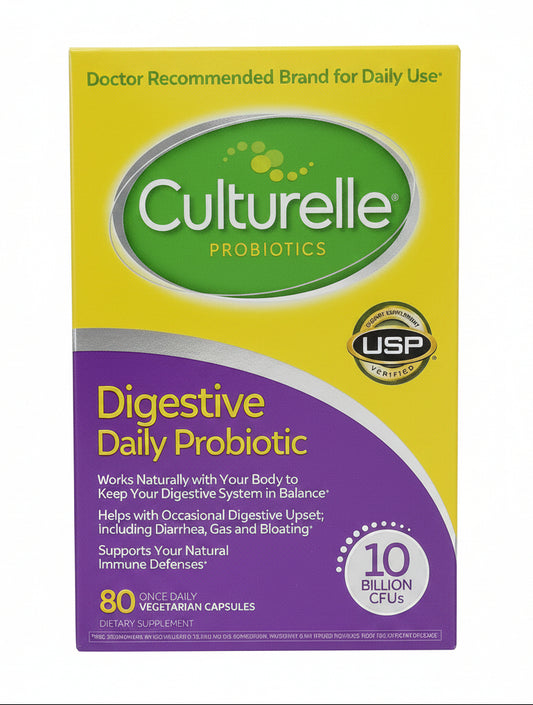 Culturelle® 每日消化益生菌胶囊 80粒