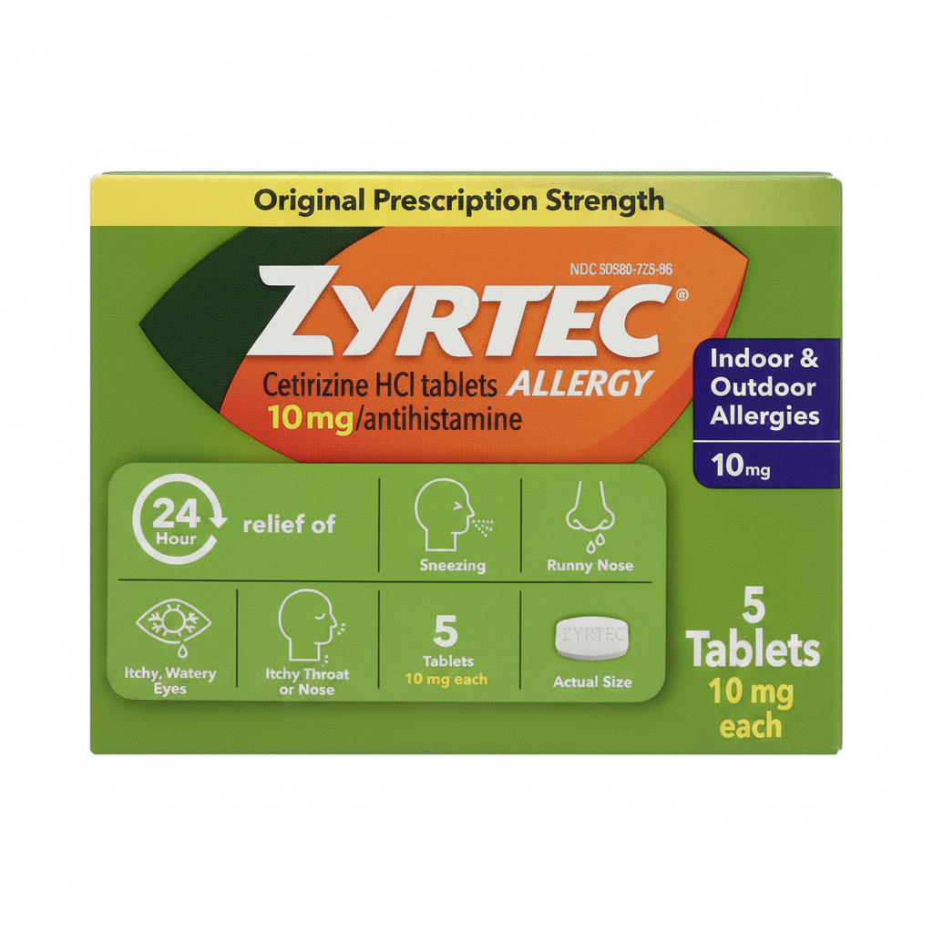 Zyrtec白底电商图