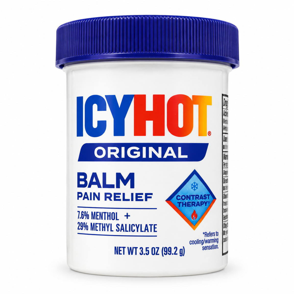 Icy Hot Original Pain Relief Balm, 3.5 oz (99.2 g)