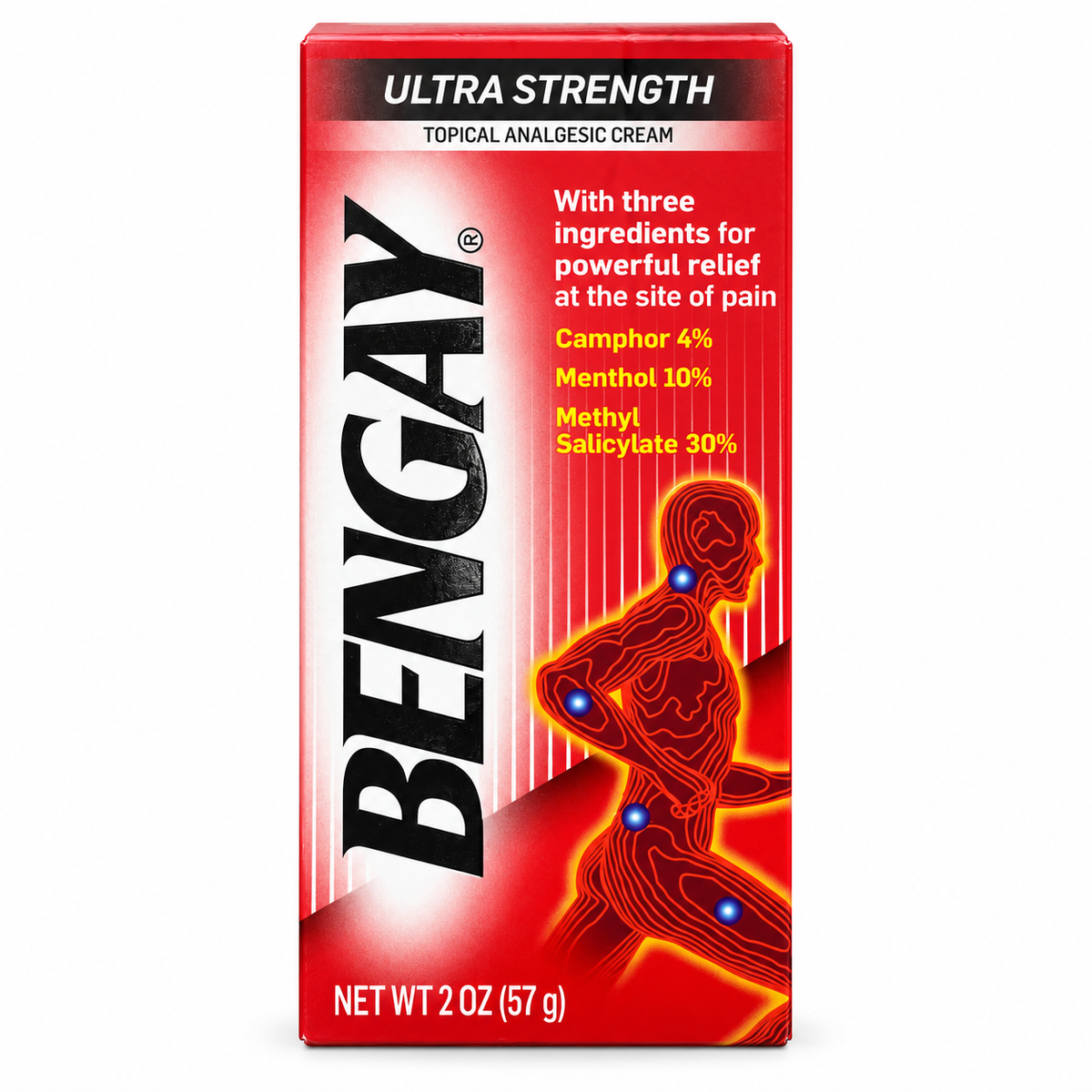 Bengay Ultra Strength Topical Pain Relief Cream, 2 oz (57 g)
