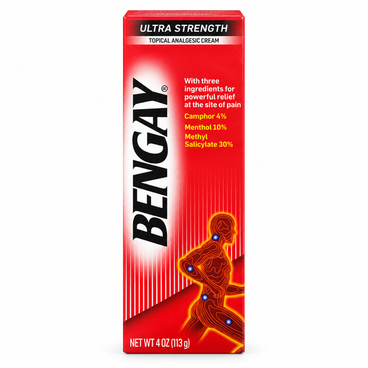 Bengay Ultra Strength Topical Pain Relief Cream, 4 oz (113 g)