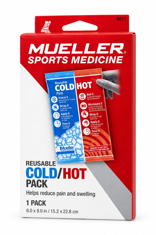 Mueller Sports Medicine 可重复使用冷热敷袋 1个装 | 冷敷热敷·15.2×22.8 cm | Reusable Cold/Hot Pack