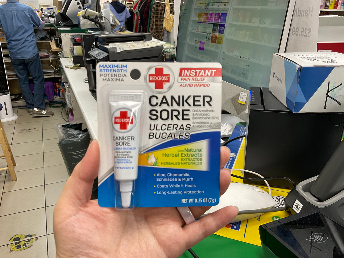 RED CROSS 口腔溃疡即时止痛液 0.25oz | 快速缓解口腔溃疡疼痛