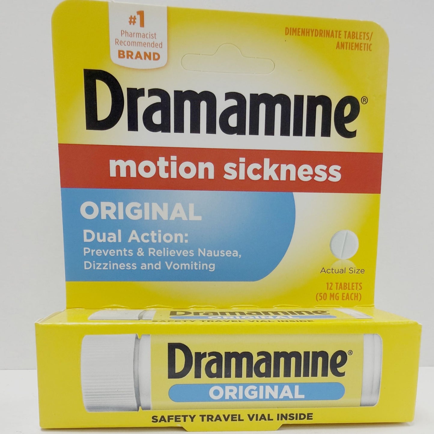 Dramamine Daily Care Tablets 12 Count