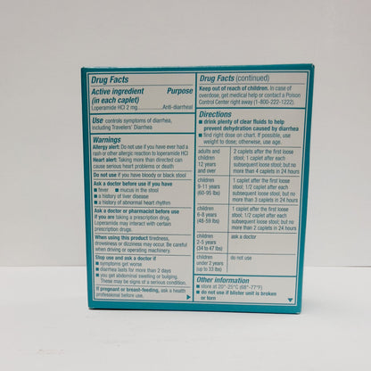 Imodium A-D Loperamide 2mg | 易蒙停洛哌丁胺止泻片 | 6 Caplets