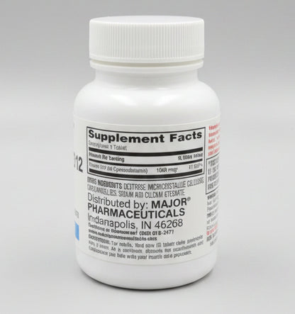 Major Vitamin B12 100mcg 130 Tablets