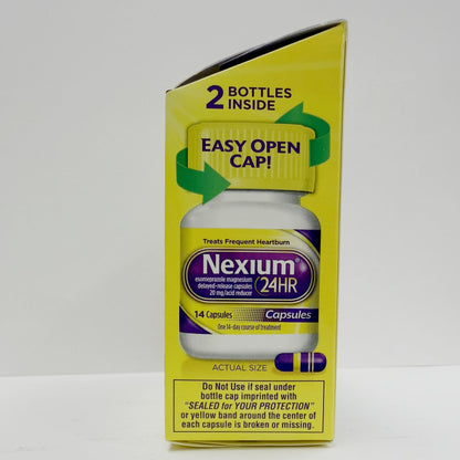 原研|耐信NEXIUM 24HR 艾司奥美拉唑20mg 缓释胶囊 28粒装 | 24小时持续抑酸缓解烧心