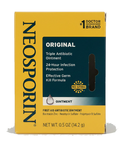 Neosporin Ungüento Antibiótico Original 14.2g | Triple antibiótico para prevenir infecciones de heridas OTC | Neosporin Original Antibiotic Ointment 14.2g