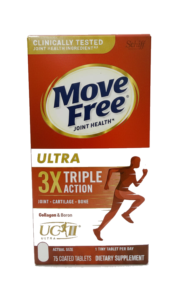 Move Free Ultra UC-II Suplemento Articular 75 cápsulas | Colágeno Ácido Hialurónico | Joint Supplement 75ct