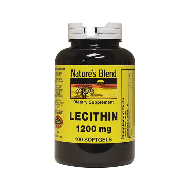 Nature's Blend Lecithin 1200mg Capsules 100 ct