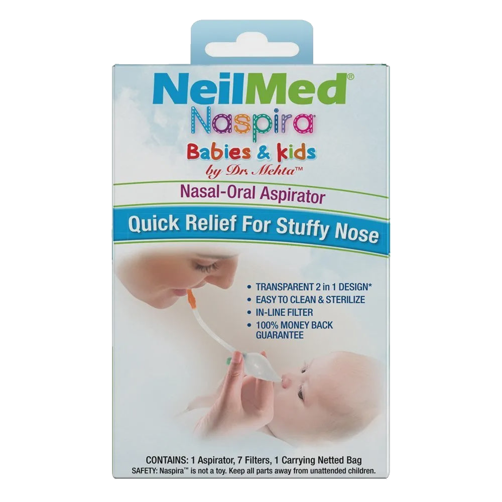 Neilmed Naspira Oral Suction Nasal Aspirator For Babies and Kids - 1 ea,
