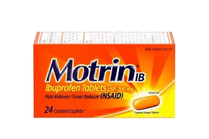 MOTRIN IB 200MG CAPLETS 24 CT