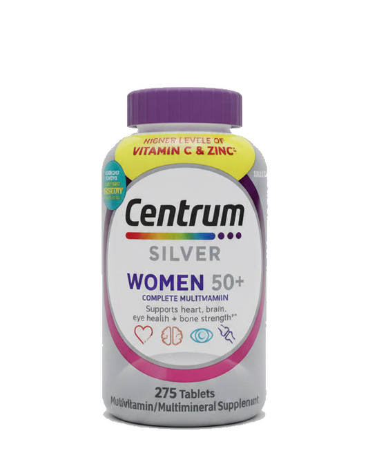 Centrum Silver Women 50+ 女性复合维生素片 275片 | 心脏大脑眼睛骨骼全面支持 | Complete Multivitamin