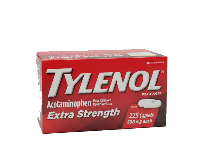 原研|泰诺TYLENOL 加强型止痛退烧胶囊片 500mg 225片 | 头痛肌肉痛发烧 | Acetaminophen Extra Strength