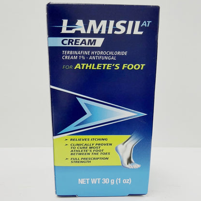 Lamisil 特比奈芬抗真菌膏 1% 30g | 足癣股癣体癣治疗 | Lamisil AT Terbinafine Antifungal Cream 1% 30g