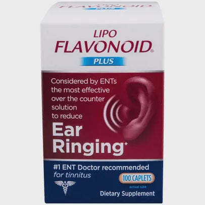 Lipo Flavonoid Plus, Unique Ear Health Formula Caplets - 100 ct